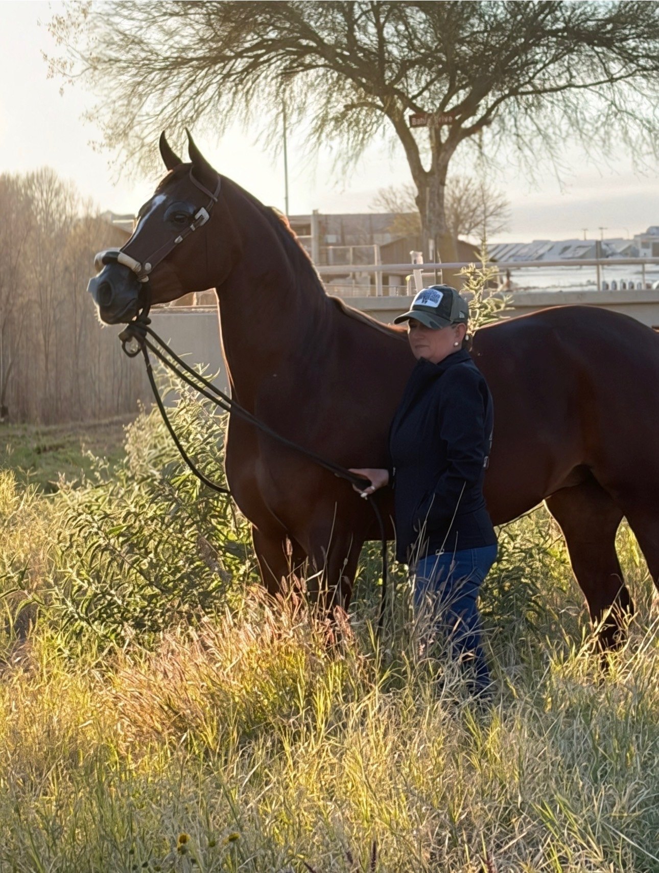 Barbara Wilson and horse